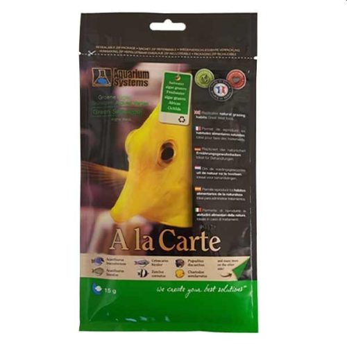 Aquarium Systems - A la carte Green Seaweed 15g (zöld alga)